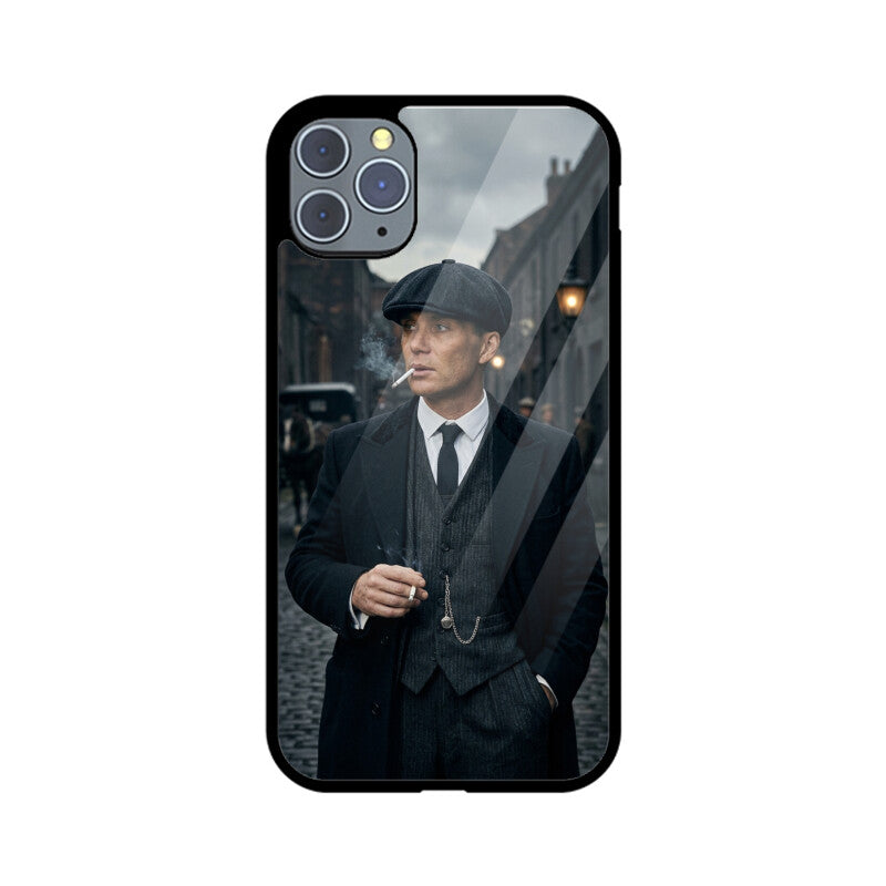 Thomas Shelby iPhone Case – Peaky Blinders Minimalist Glass Cover | Gizmia