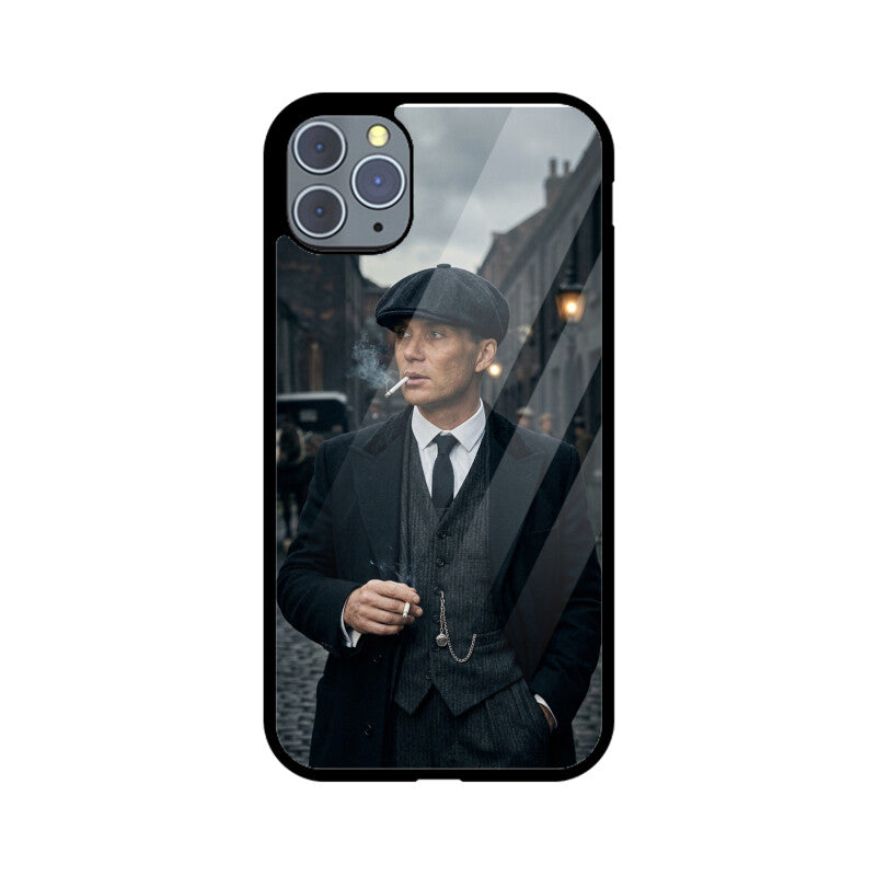 Thomas Shelby iPhone Case – Peaky Blinders Minimalist Glass Cover | Gizmia