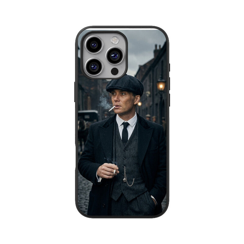 Thomas Shelby iPhone Case – Peaky Blinders Minimalist Glass Cover | Gizmia