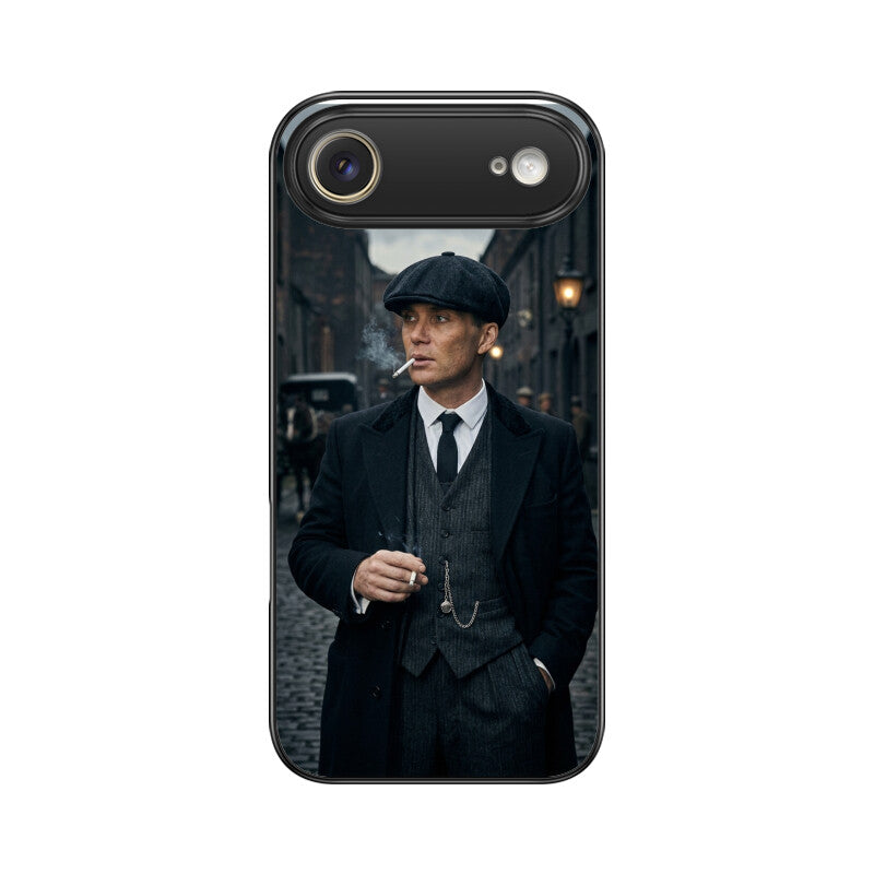 Thomas Shelby iPhone Case – Peaky Blinders Minimalist Glass Cover | Gizmia