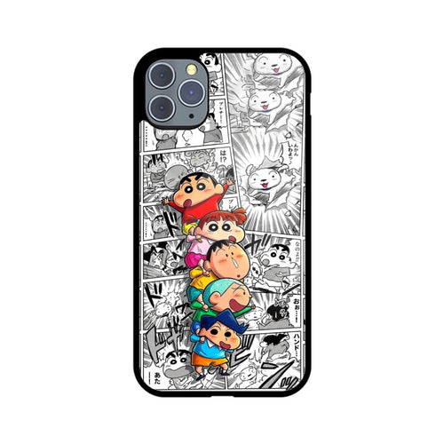 Crayon Shin-Chan iPhone Case – Anime Manga Glass Cover | Gizmia