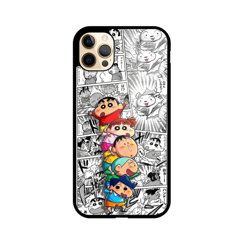 Products - Crayon Shin-Chan iPhone Case – Anime Manga Glass Cover | Gizmia