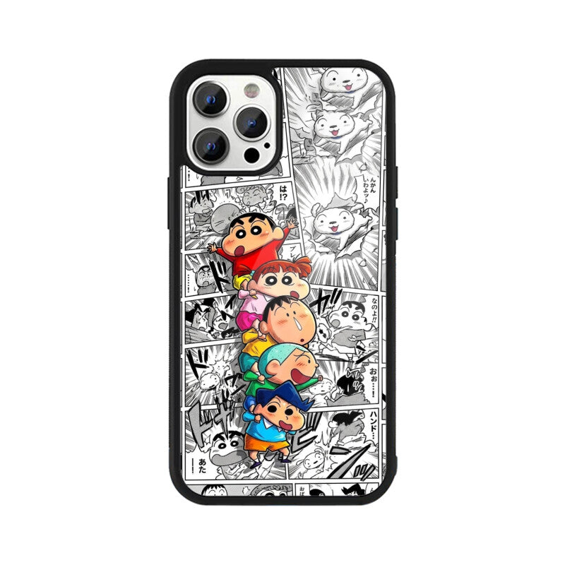 Products - Crayon Shin-Chan iPhone Case – Anime Manga Glass Cover | Gizmia