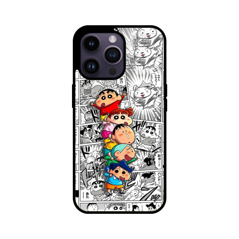 Products - Crayon Shin-Chan iPhone Case – Anime Manga Glass Cover | Gizmia