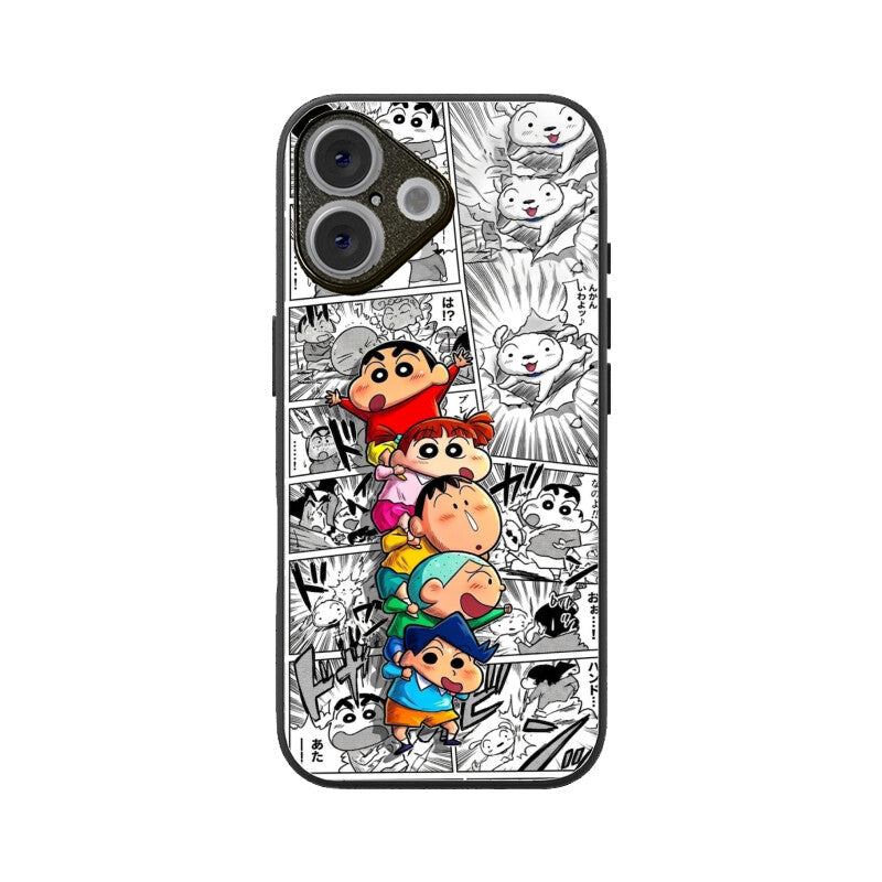 Products - Crayon Shin-Chan iPhone Case – Anime Manga Glass Cover | Gizmia