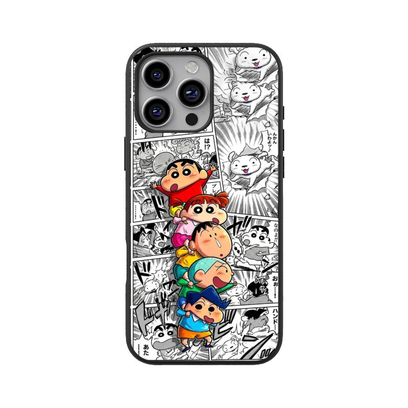 Products - Crayon Shin-Chan iPhone Case – Anime Manga Glass Cover | Gizmia