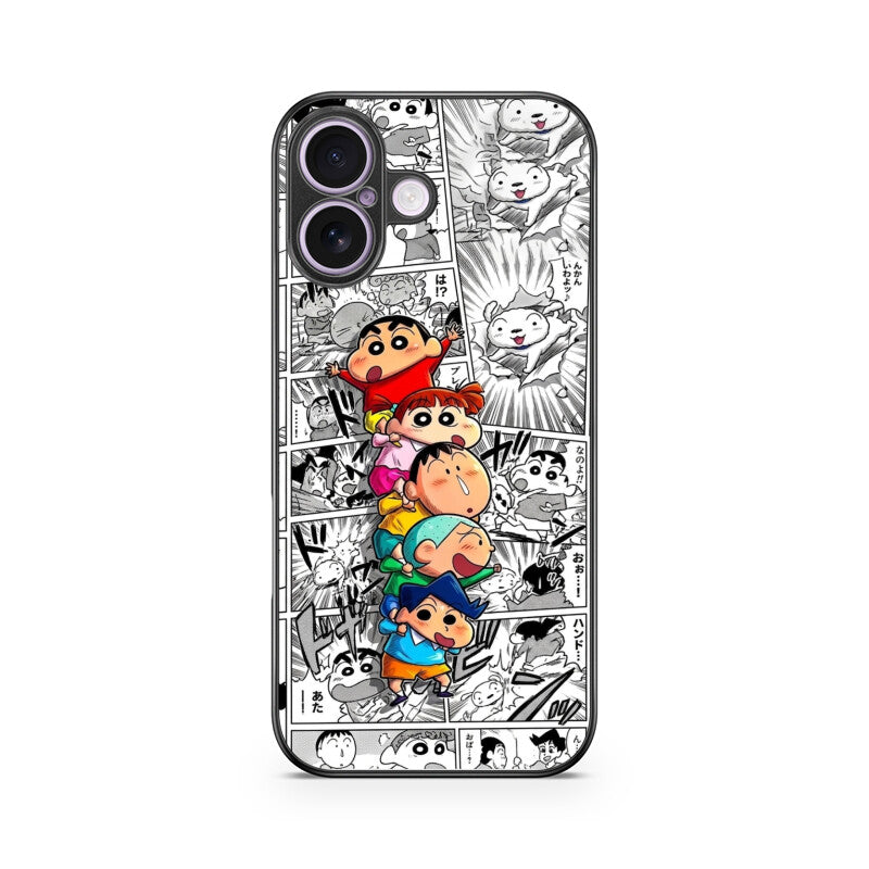 Products - Crayon Shin-Chan iPhone Case – Anime Manga Glass Cover | Gizmia