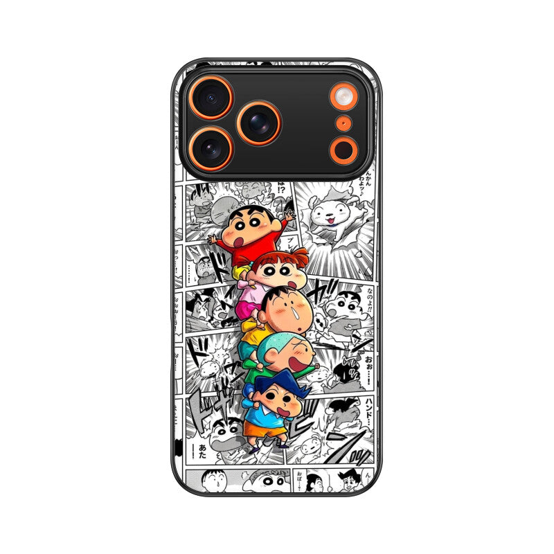 Products - Crayon Shin-Chan iPhone Case – Anime Manga Glass Cover | Gizmia