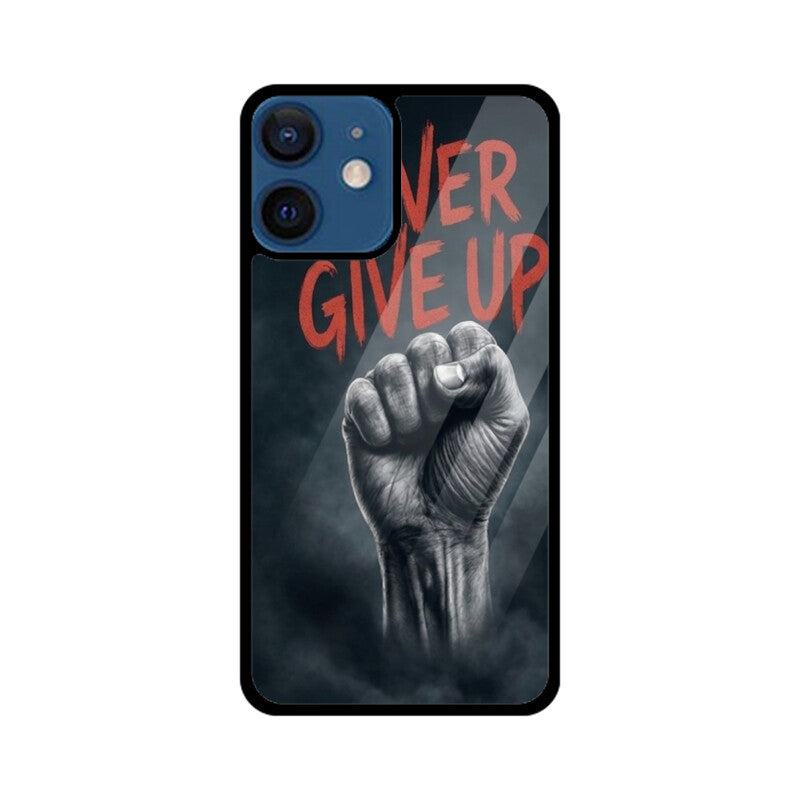 Iron Will iPhone Case – Bold Minimalist Tempered Glass Cover | Gizmia