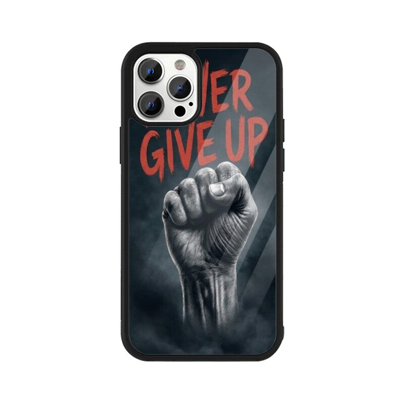 Products - Iron Will iPhone Case – Bold Minimalist Tempered Glass Cover | Gizmia