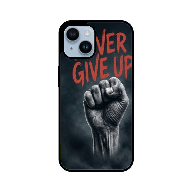 Iron Will iPhone Case – Bold Minimalist Tempered Glass Cover | Gizmia