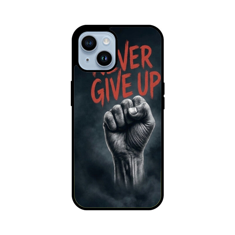 Iron Will iPhone Case – Bold Minimalist Tempered Glass Cover | Gizmia