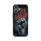 Iron Will iPhone Case – Bold Minimalist Tempered Glass Cover | Gizmia