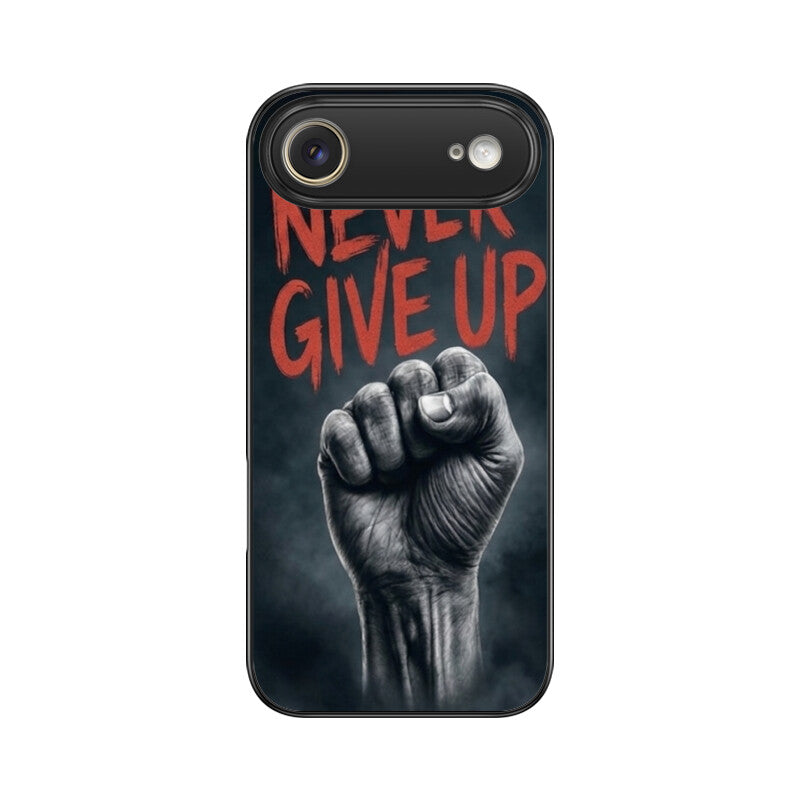 Products - Iron Will iPhone Case – Bold Minimalist Tempered Glass Cover | Gizmia