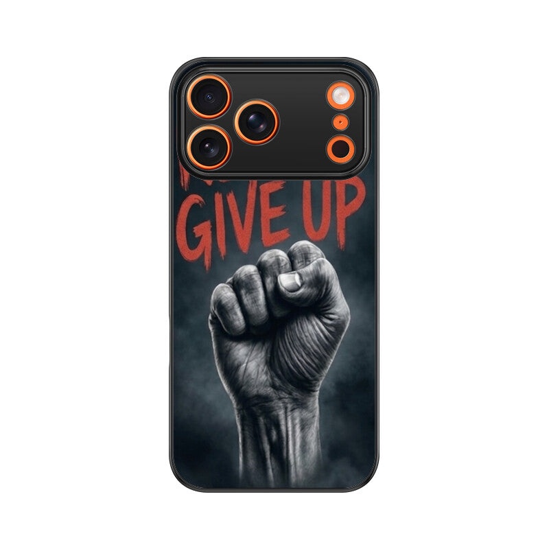 Products - Iron Will iPhone Case – Bold Minimalist Tempered Glass Cover | Gizmia