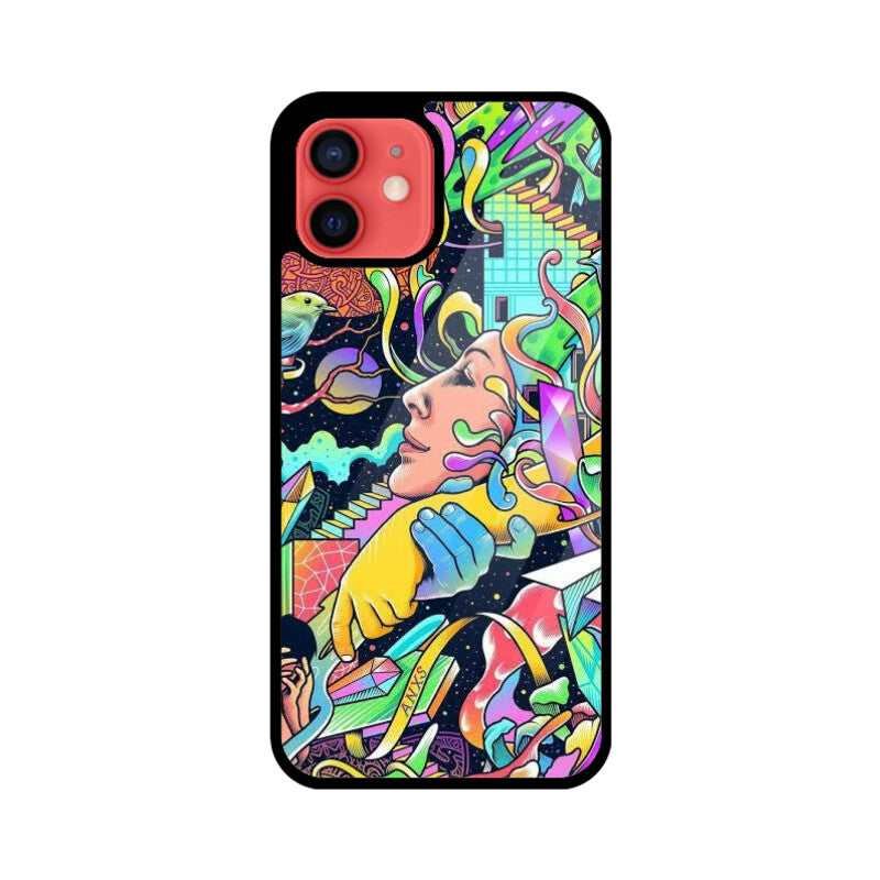 Spectrum Edition iPhone Case – Colourful Artistic Glass Cover | Gizmia