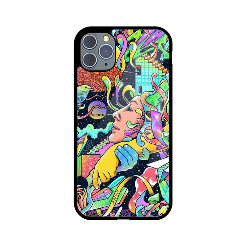 Spectrum Edition iPhone Case – Colourful Artistic Glass Cover | Gizmia