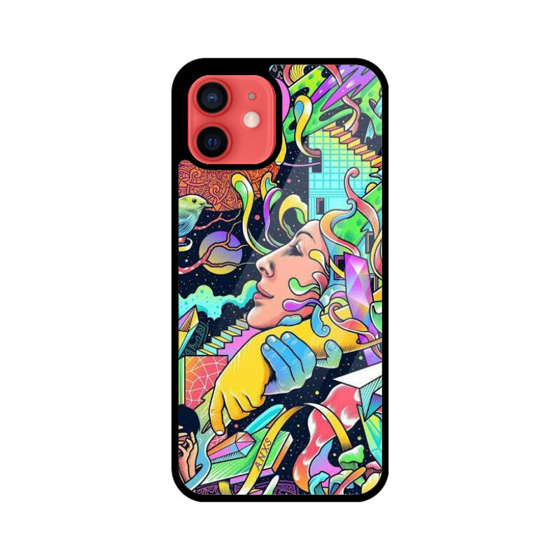 Spectrum Edition iPhone Case – Colourful Artistic Glass Cover | Gizmia