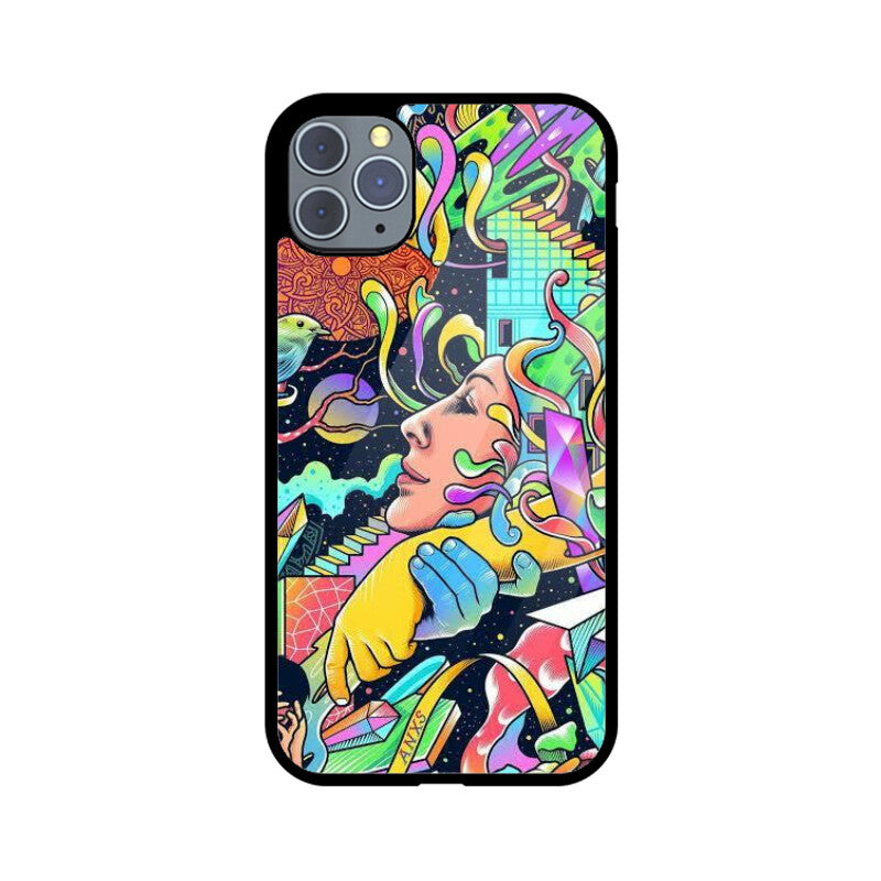 Spectrum Edition iPhone Case – Colourful Artistic Glass Cover | Gizmia
