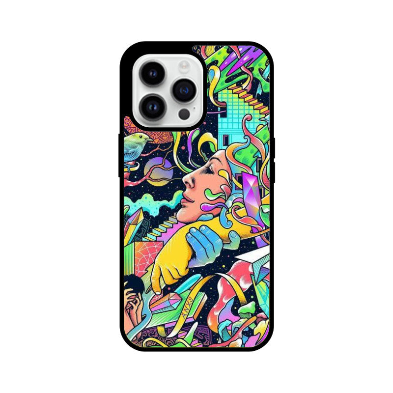 Spectrum Edition iPhone Case – Colourful Artistic Glass Cover | Gizmia