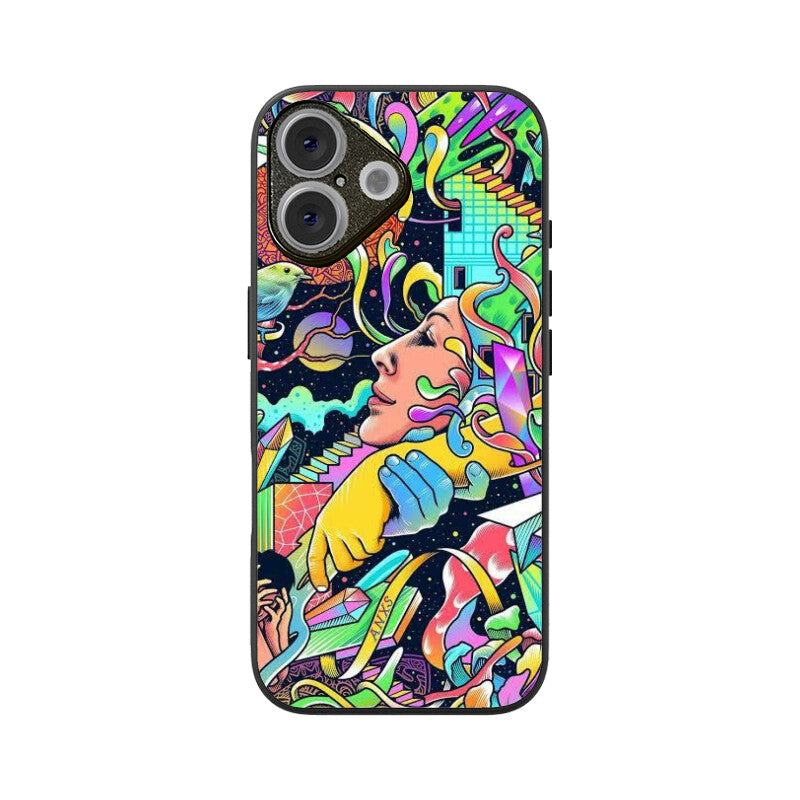 Spectrum Edition iPhone Case – Colourful Artistic Glass Cover | Gizmia