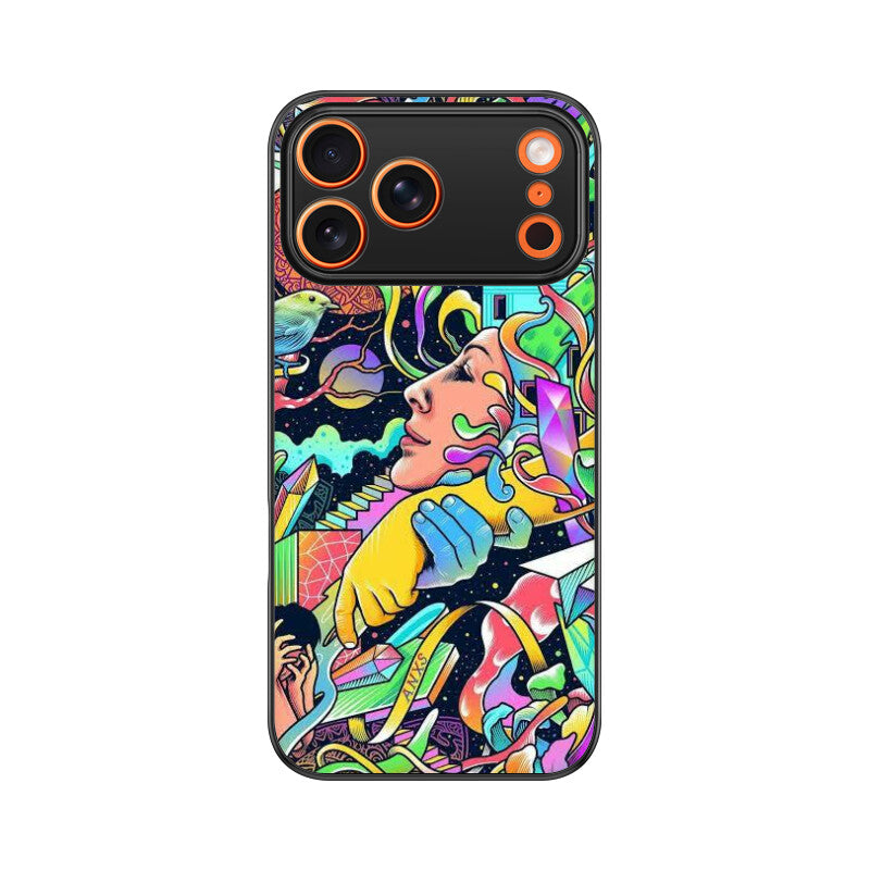 Spectrum Edition iPhone Case – Colourful Artistic Glass Cover | Gizmia