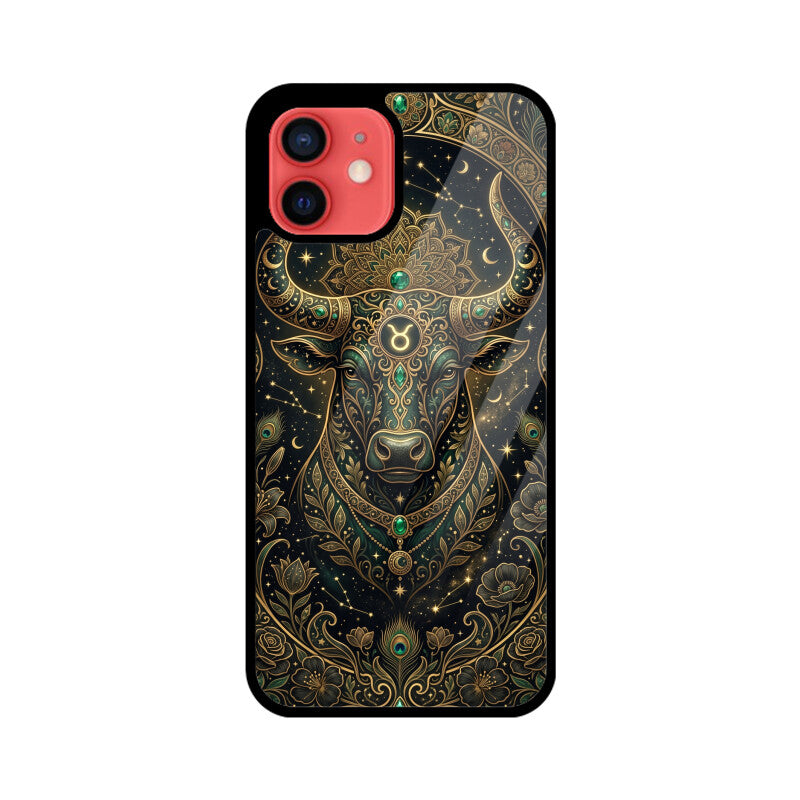Products - Taurus iPhone Case – Earth Sign Tempered Glass Cover | Gizmia