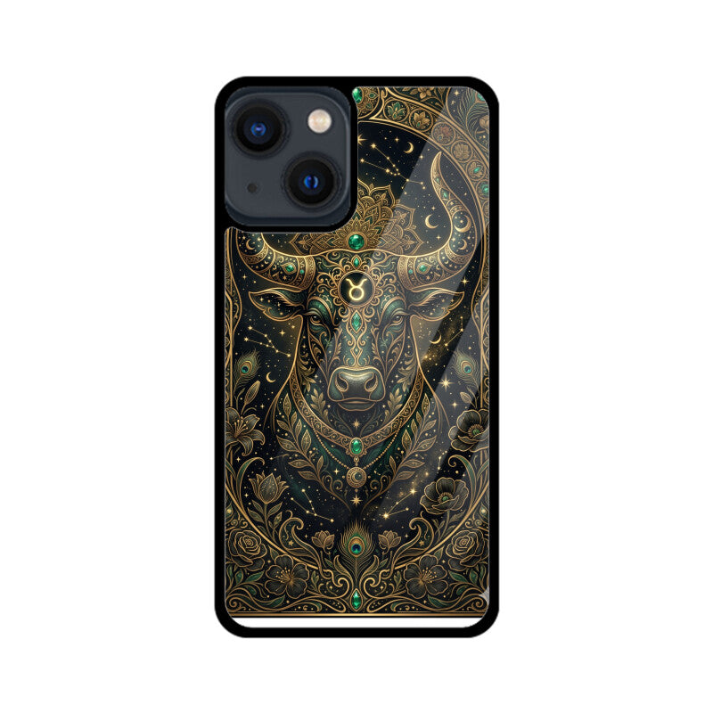 Products - Taurus iPhone Case – Earth Sign Tempered Glass Cover | Gizmia