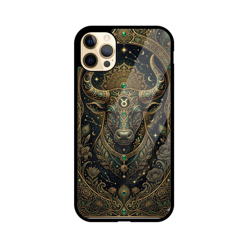 Products - Taurus iPhone Case – Earth Sign Tempered Glass Cover | Gizmia
