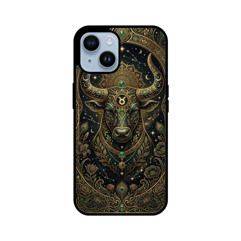 Products - Taurus iPhone Case – Earth Sign Tempered Glass Cover | Gizmia