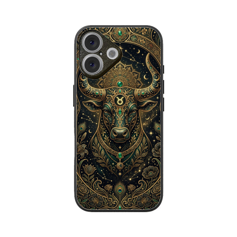 Products - Taurus iPhone Case – Earth Sign Tempered Glass Cover | Gizmia