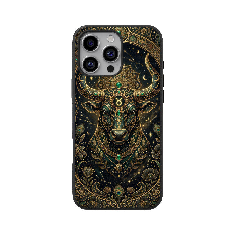 Products - Taurus iPhone Case – Earth Sign Tempered Glass Cover | Gizmia