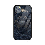 Cancer iPhone Case – Moon Child Tempered Glass Cover | Gizmia