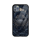 Cancer iPhone Case – Moon Child Tempered Glass Cover | Gizmia