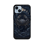 Cancer iPhone Case – Moon Child Tempered Glass Cover | Gizmia