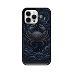 Cancer iPhone Case – Moon Child Tempered Glass Cover | Gizmia