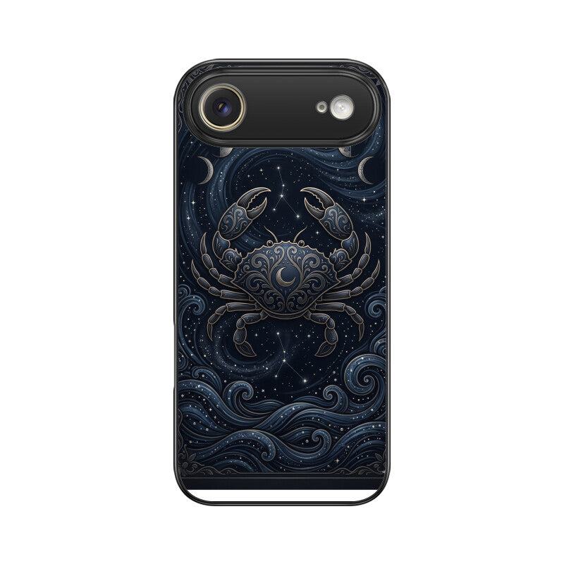 Gizmia – Designer iPhone Cases India | Artistic Covers from ₹399 - Cancer iPhone Case – Moon Child Tempered Glass Cover | Gizmia