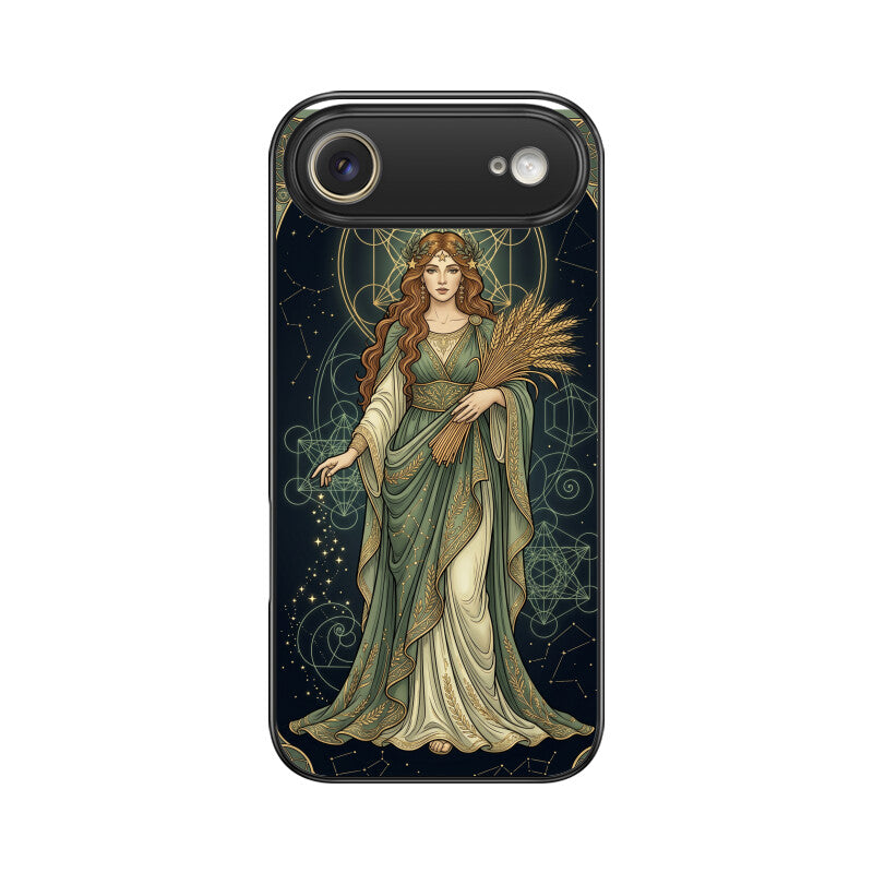 Virgo iPhone Case India – Celestial Goddess Glass Cover | Gizmia