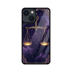 Libra iPhone Case – Cosmic Balance Tempered Glass Cover | Gizmia