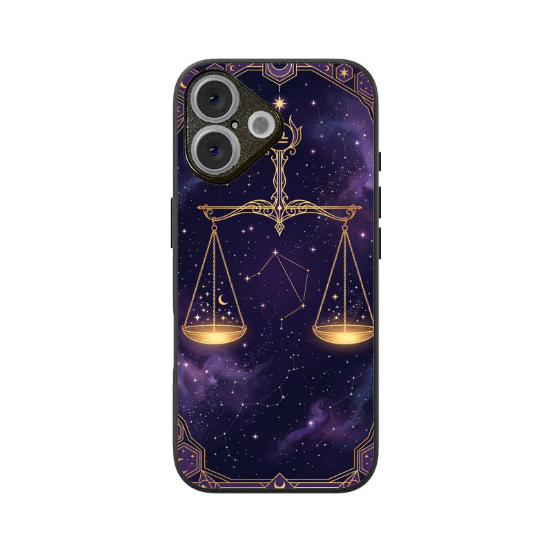 Libra iPhone Case – Cosmic Balance Tempered Glass Cover | Gizmia