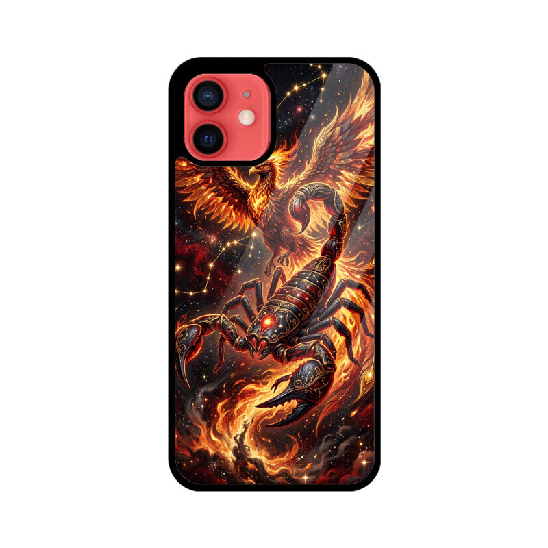 Gizmia – Designer iPhone Cases India | Artistic Covers from ₹399 - Scorpio iPhone Case – Dark Phoenix Tempered Glass Cover | Gizmia