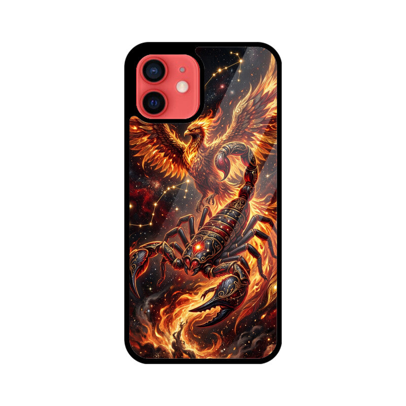 Gizmia – Designer iPhone Cases India | Artistic Covers from ₹399 - Scorpio iPhone Case – Dark Phoenix Tempered Glass Cover | Gizmia