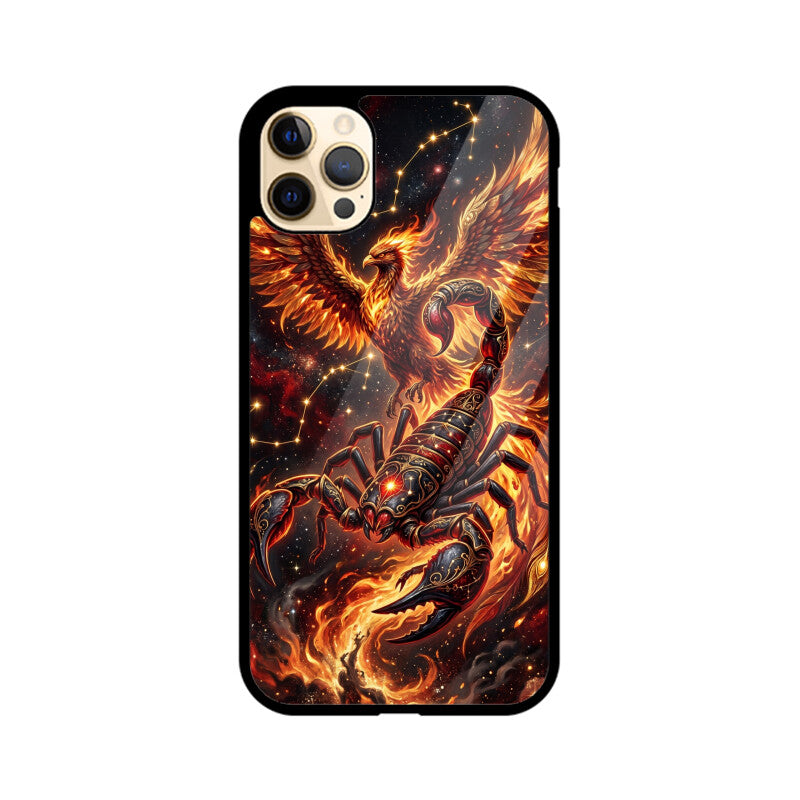 Scorpio iPhone Case – Dark Phoenix Tempered Glass Cover | Gizmia
