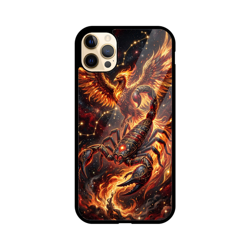 Gizmia – Designer iPhone Cases India | Artistic Covers from ₹399 - Scorpio iPhone Case – Dark Phoenix Tempered Glass Cover | Gizmia
