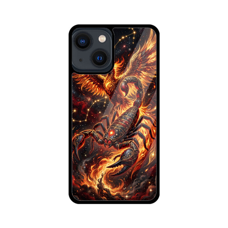 Gizmia – Designer iPhone Cases India | Artistic Covers from ₹399 - Scorpio iPhone Case – Dark Phoenix Tempered Glass Cover | Gizmia