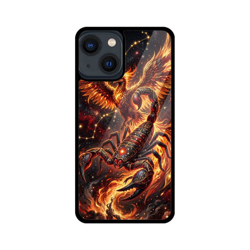 Scorpio iPhone Case – Dark Phoenix Tempered Glass Cover | Gizmia