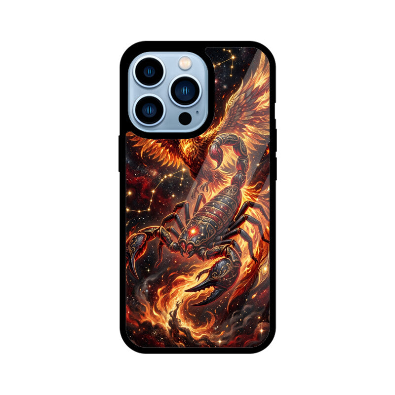 Gizmia – Designer iPhone Cases India | Artistic Covers from ₹399 - Scorpio iPhone Case – Dark Phoenix Tempered Glass Cover | Gizmia
