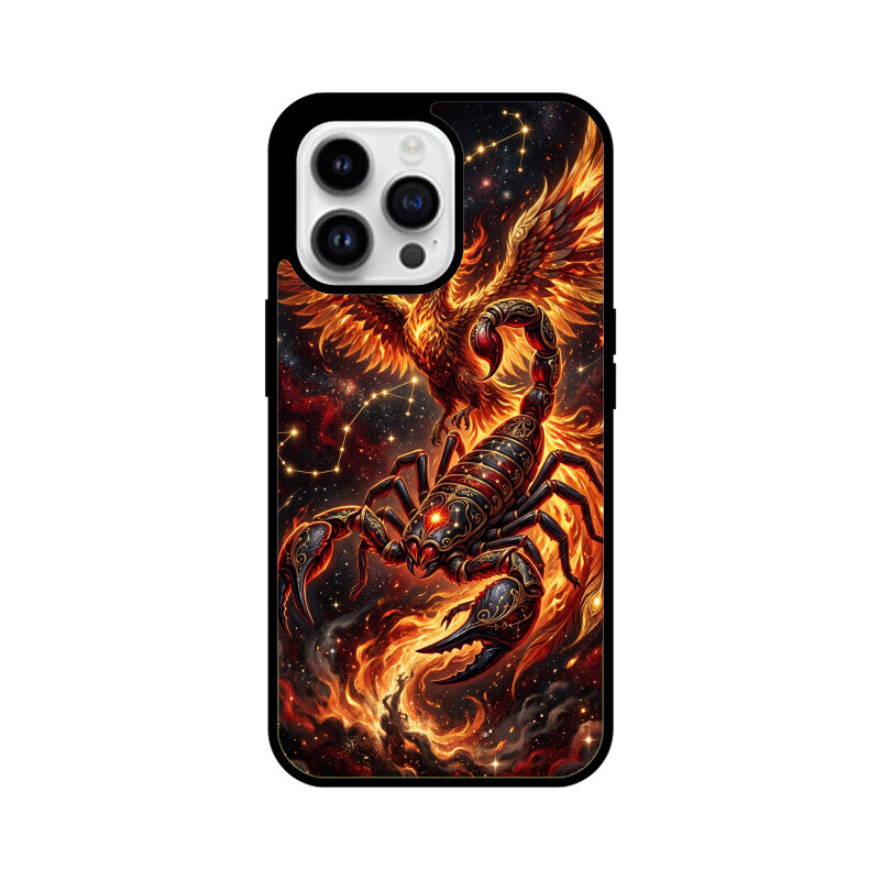 Gizmia – Designer iPhone Cases India | Artistic Covers from ₹399 - Scorpio iPhone Case – Dark Phoenix Tempered Glass Cover | Gizmia