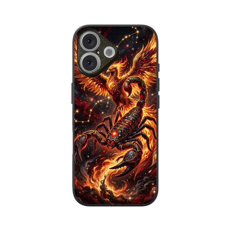 Gizmia – Designer iPhone Cases India | Artistic Covers from ₹399 - Scorpio iPhone Case – Dark Phoenix Tempered Glass Cover | Gizmia