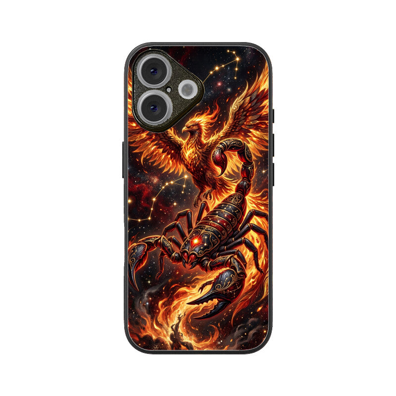 Scorpio iPhone Case – Dark Phoenix Tempered Glass Cover | Gizmia